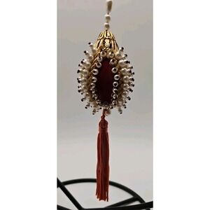 Vintage Handmade Pushpin Christmas Ornament (463)‎